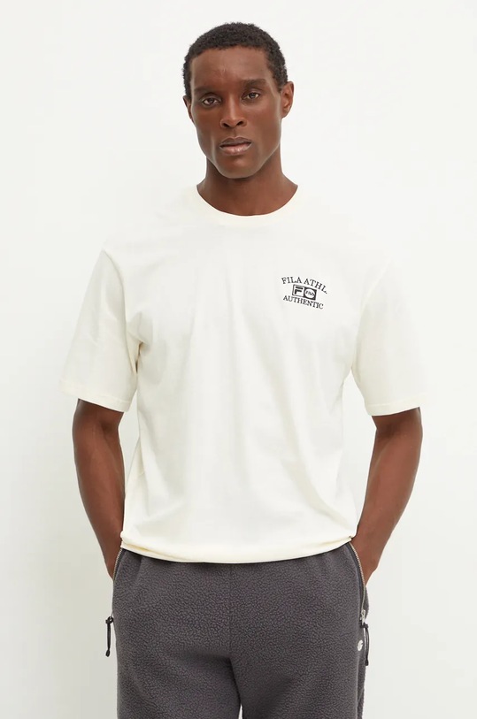 Хлопковая футболка Lezhe Fila, бежевый
Хлопковая футболка Lezhe Fila, бежевый