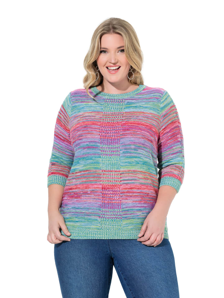 MIAMODA Свитер синего и мятного цвета
MIAMODA Свитер синего и мятного цвета