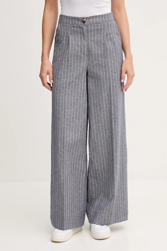 Брюки с добавлением льна United Colors Of Benetton, темно-синий
Брюки с добавлением льна United Colors Of Benetton, темно-синий