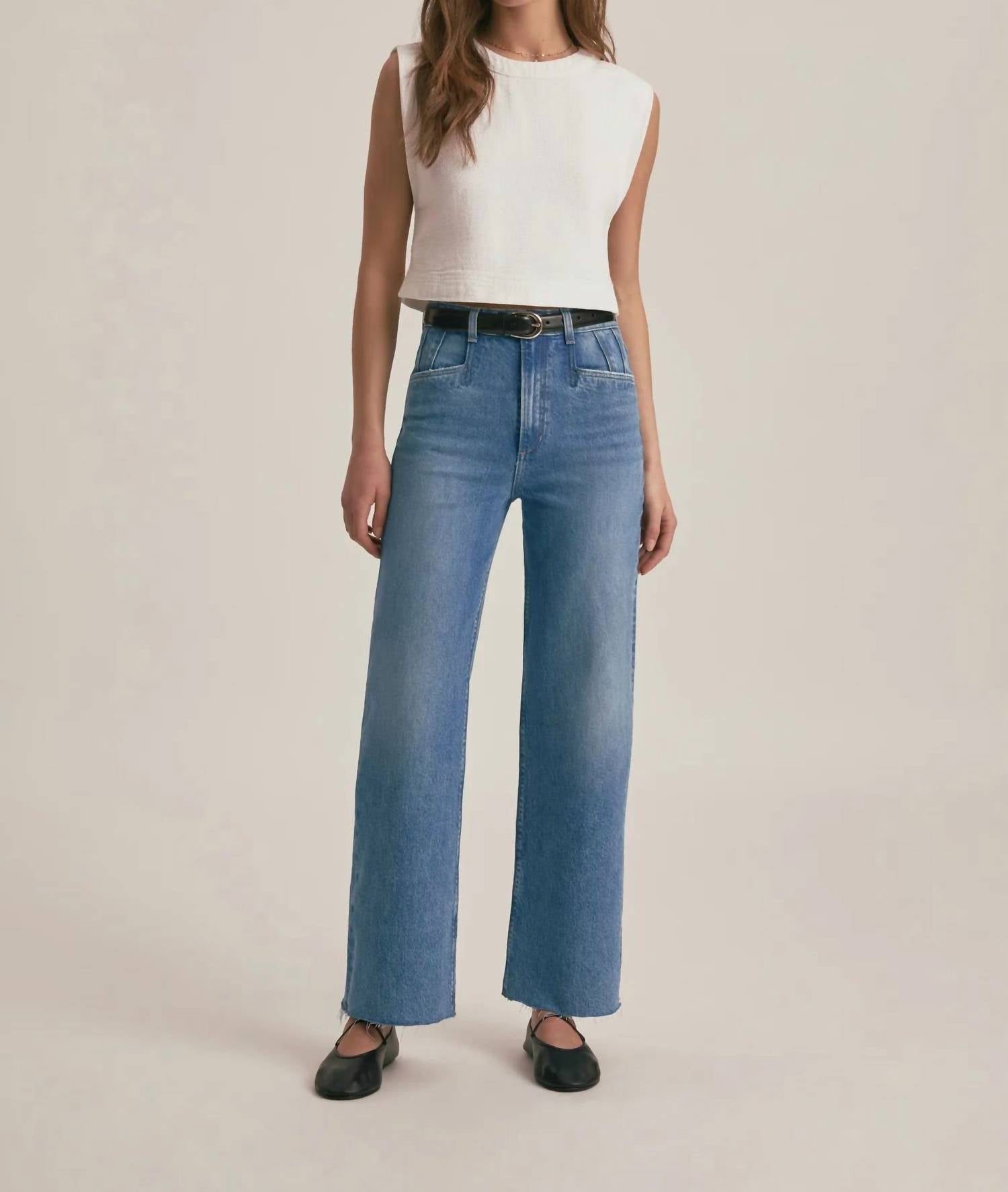 Джинсы Jordie с широкими штанинами и супервысокой посадкой Crosby Favorite Daughter, Crosby
Джинсы Jordie с широкими штанинами и супервысокой посадкой Crosby Favorite Daughter, Crosby