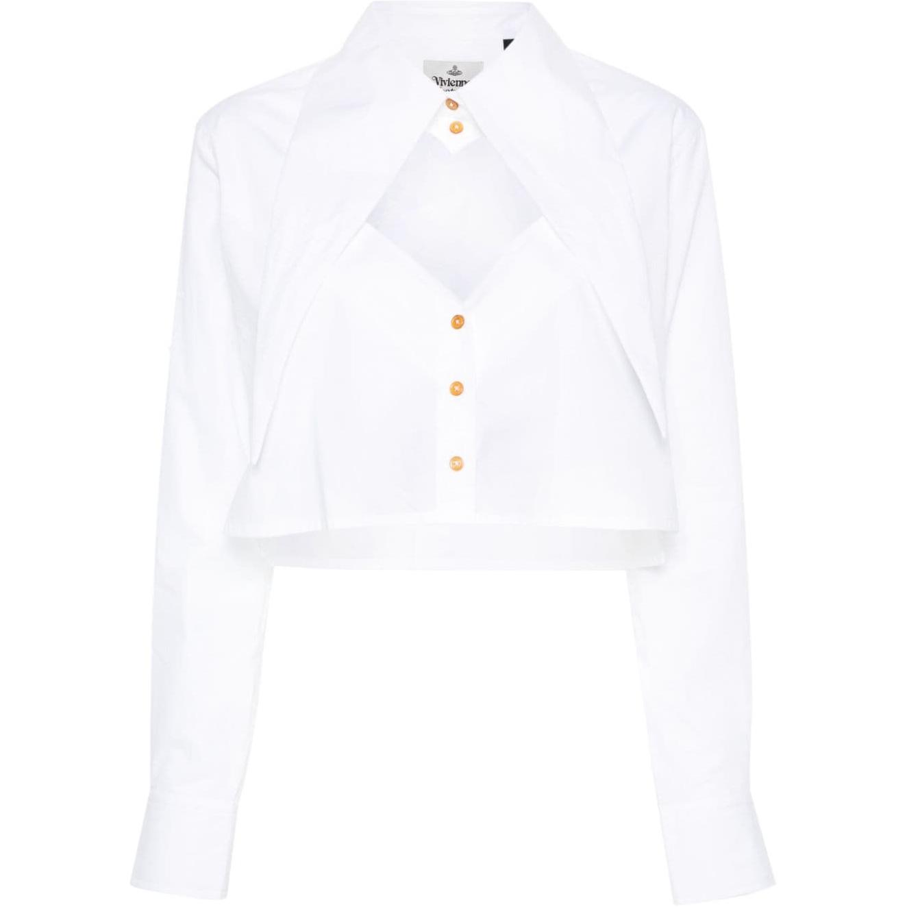 Кроп-топ с вырезами Vivienne Westwood, белый
Кроп-топ с вырезами Vivienne Westwood, белый