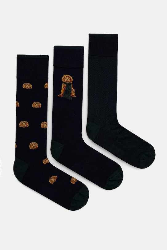 Носки 3 пары Hackett London, темно-синий
Носки 3 пары Hackett London, темно-синий