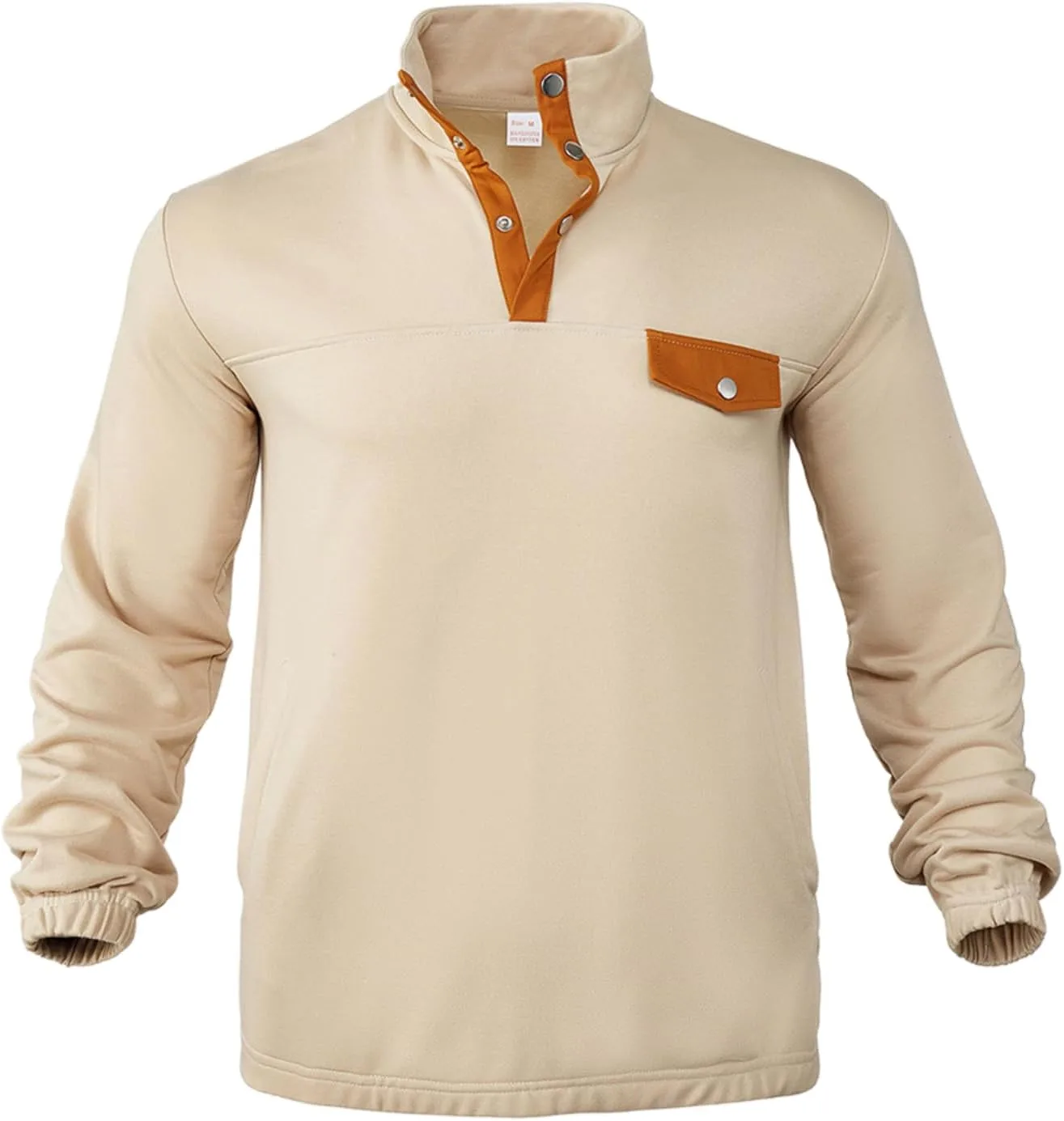 Мужской вельветовый худи с длинным рукавом и воротником стойкой Quskc
Мужской вельветовый худи с длинным рукавом и воротником стойкой Quskc