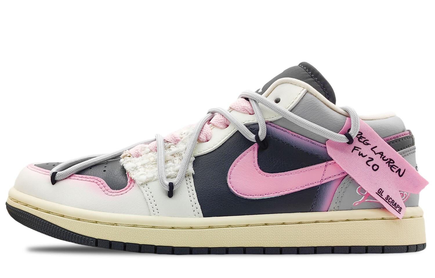Кроссовки Air Jordan 1 Vintage Basketball Shoes Women's Low-top Pink/white, черный
Кроссовки Air Jordan 1 Vintage Basketball Shoes Women's Low-top Pink/white, черный