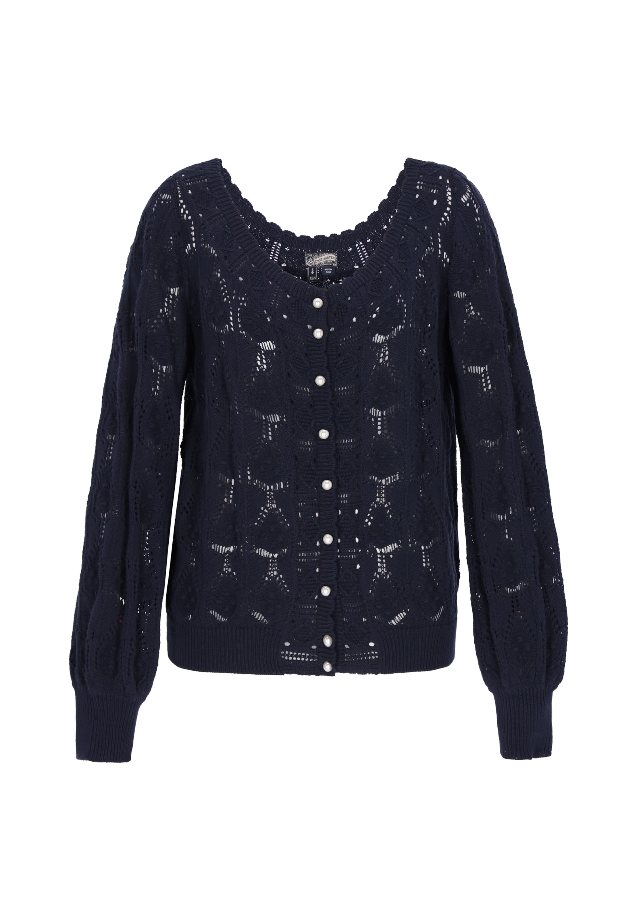 DreiMaster Vintage Вязаный кардиган в цвете navy
DreiMaster Vintage Вязаный кардиган в цвете navy