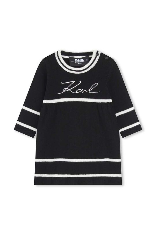 Детское хлопковое платье Karl Lagerfeld, черный
Детское хлопковое платье Karl Lagerfeld, черный
