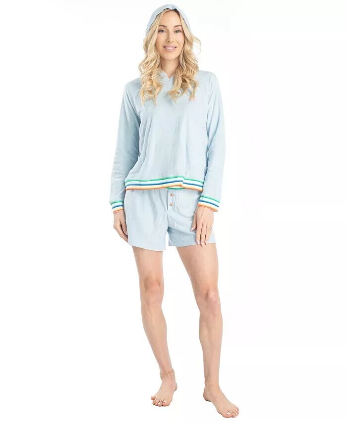 Женский короткий комплект с капюшоном Sunset Chaser Ocean Pacific, синий
Женский короткий комплект с капюшоном Sunset Chaser Ocean Pacific, синий