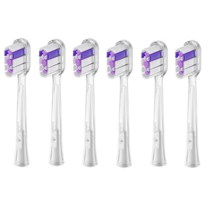 Сменные головки для зубных щеток, глянцевые, белые, средние - 6 шт Laifen
Сменные головки для зубных щеток, глянцевые, белые, средние - 6 шт Laifen