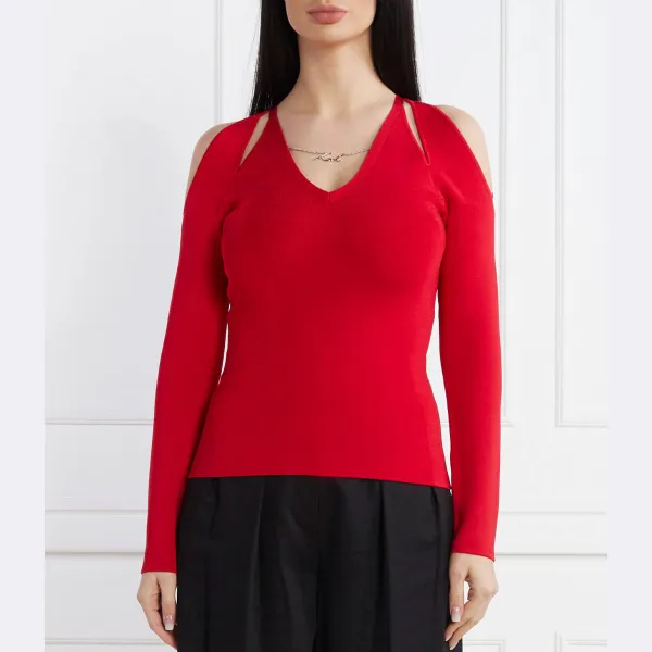 Облегающий свитер Karl Lagerfeld, красный
Облегающий свитер Karl Lagerfeld, красный