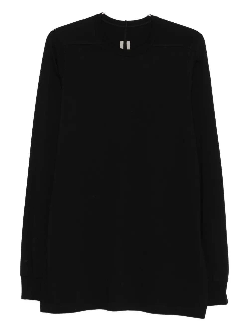 Футболка с длинными рукавами и круглым вырезом Rick Owens, черный
Футболка с длинными рукавами и круглым вырезом Rick Owens, черный