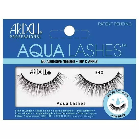 Накладные ресницы на полоске, 340 Черный Ardell, Aqua Lashes
Накладные ресницы на полоске, 340 Черный Ardell, Aqua Lashes