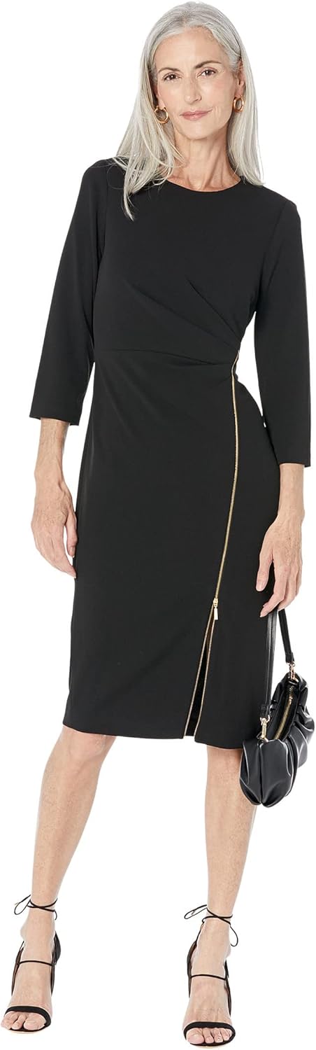 Платье Calvin Klein с длинными рукавами и рюшами, Black
Платье Calvin Klein с длинными рукавами и рюшами, Black