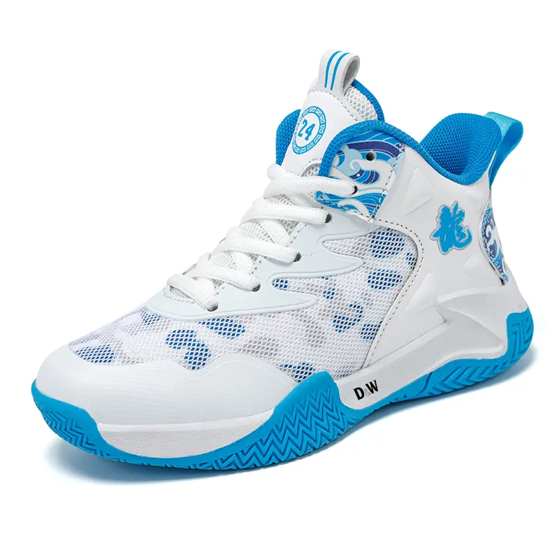 Баскетбольные кроссовки средней высоты с амортизацией ударов и износостойкостью для детей D&W, белый/синий
Баскетбольные кроссовки средней высоты с амортизацией ударов и износостойкостью для детей D&W, белый/синий