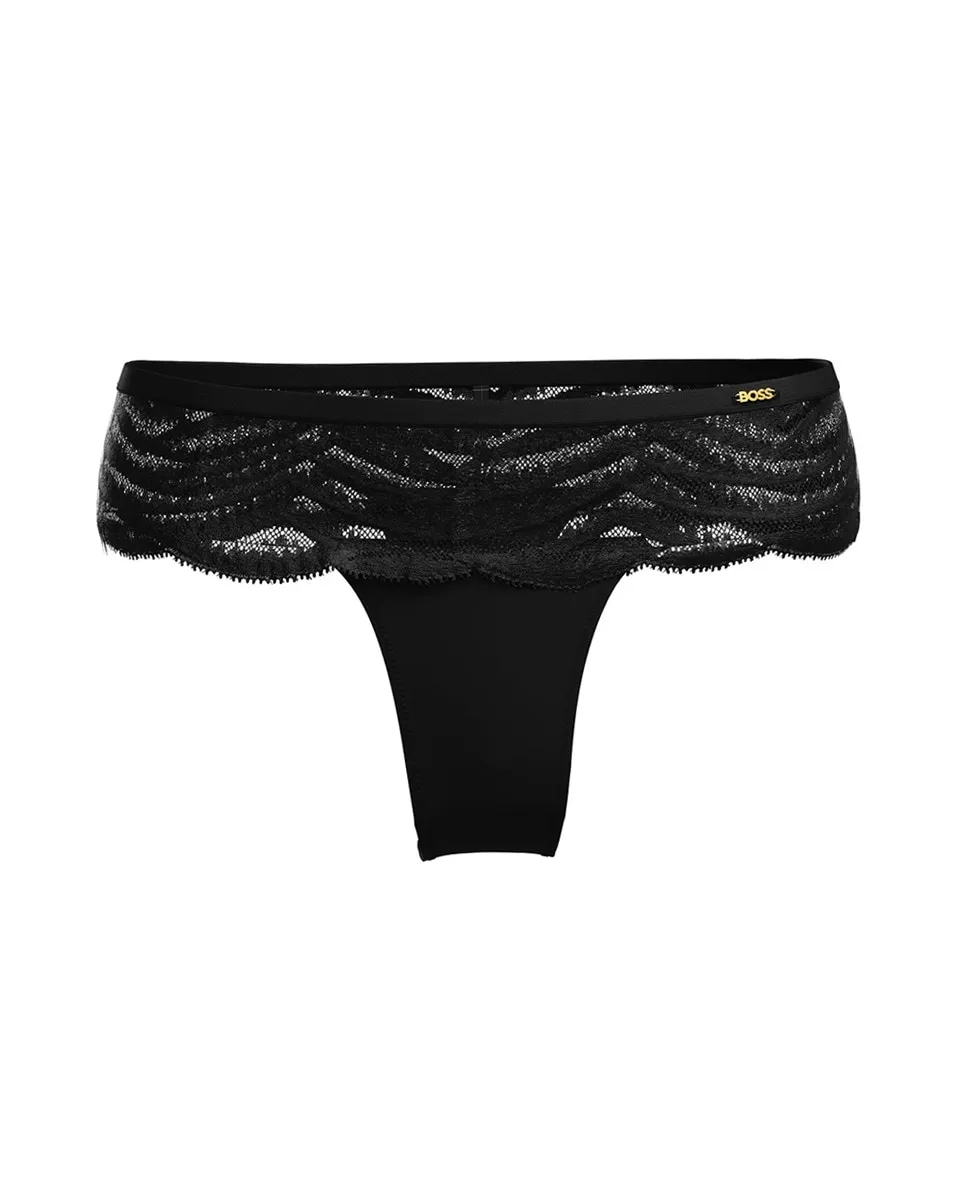 Классические черные стринги Boss, черный
Классические черные стринги Boss, черный