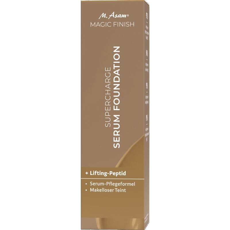 Magic Finish Supercharge Serum Foundation 360 истинно бежевый M. Asam, 30 ml 
Magic Finish Supercharge Serum Foundation 360 истинно бежевый M. Asam, 30 ml