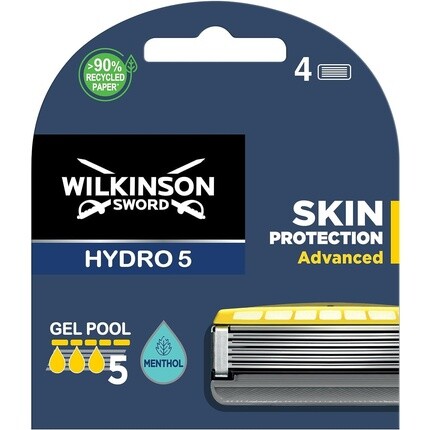 Лезвия для бритвы Hydro 5 Skin Protection Advanced — 4 шт., Wilkinson Sword
Лезвия для бритвы Hydro 5 Skin Protection Advanced — 4 шт., Wilkinson Sword