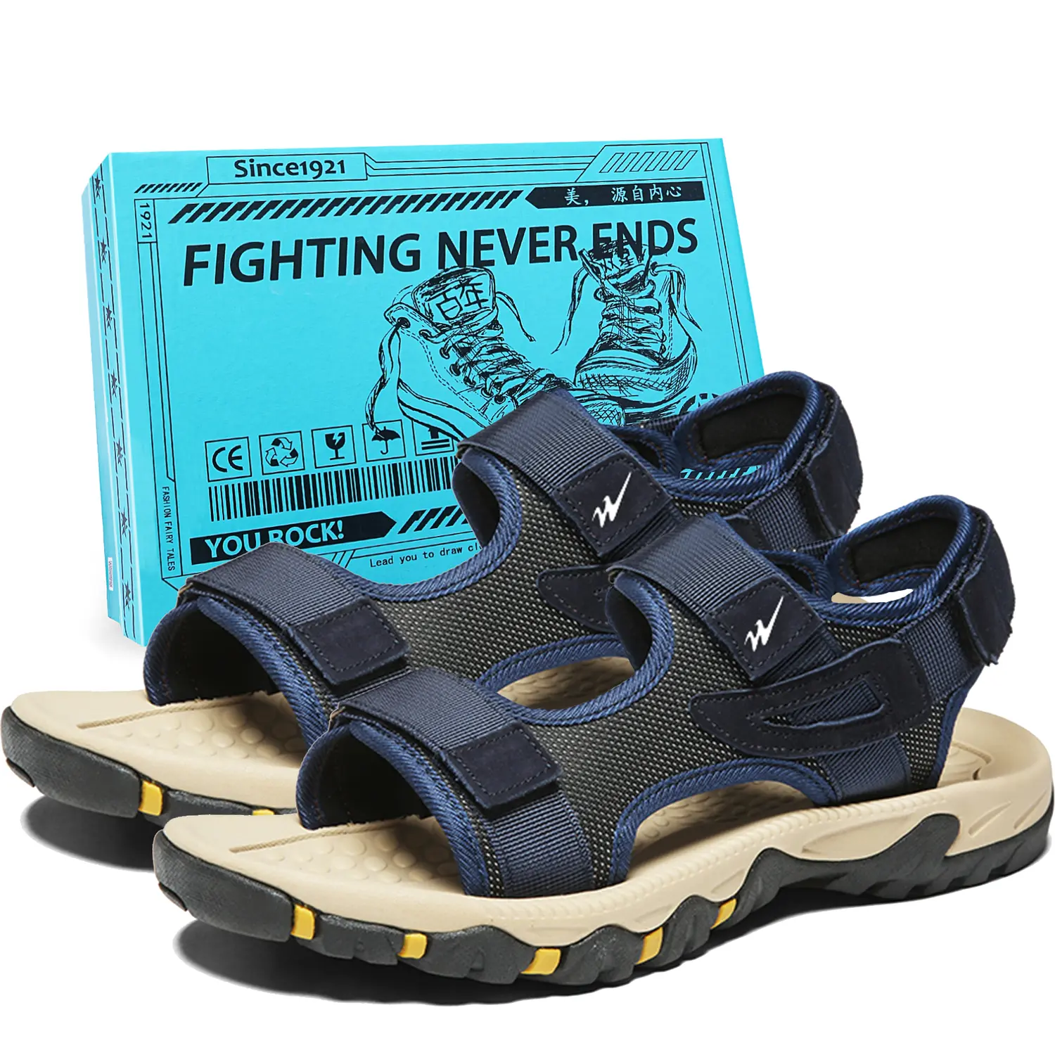 DOUBLE STAR 88 Пляжные сандалии мужские в тёмно-синей коробке, цвет Dark Blue Box
DOUBLE STAR 88 Пляжные сандалии мужские в тёмно-синей коробке, цвет Dark Blue Box