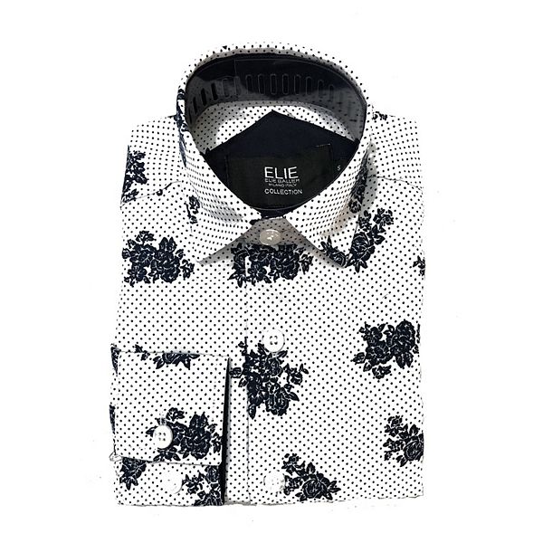Мальчиковая рубашка slim fit с цветочным принтом Elie Balleh, White
Мальчиковая рубашка slim fit с цветочным принтом Elie Balleh, White