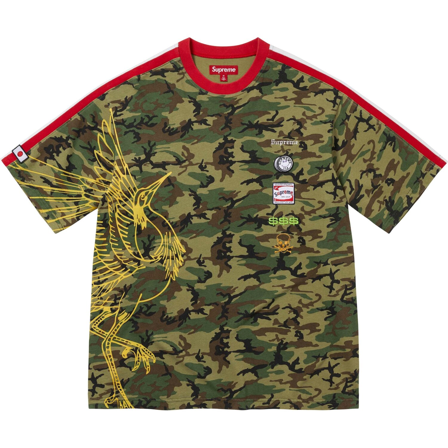 Футболка FW25 WEEK4 Crane S/S Unisex Supreme, камуфляж/зеленый
Футболка FW25 WEEK4 Crane S/S Unisex Supreme, камуфляж/зеленый