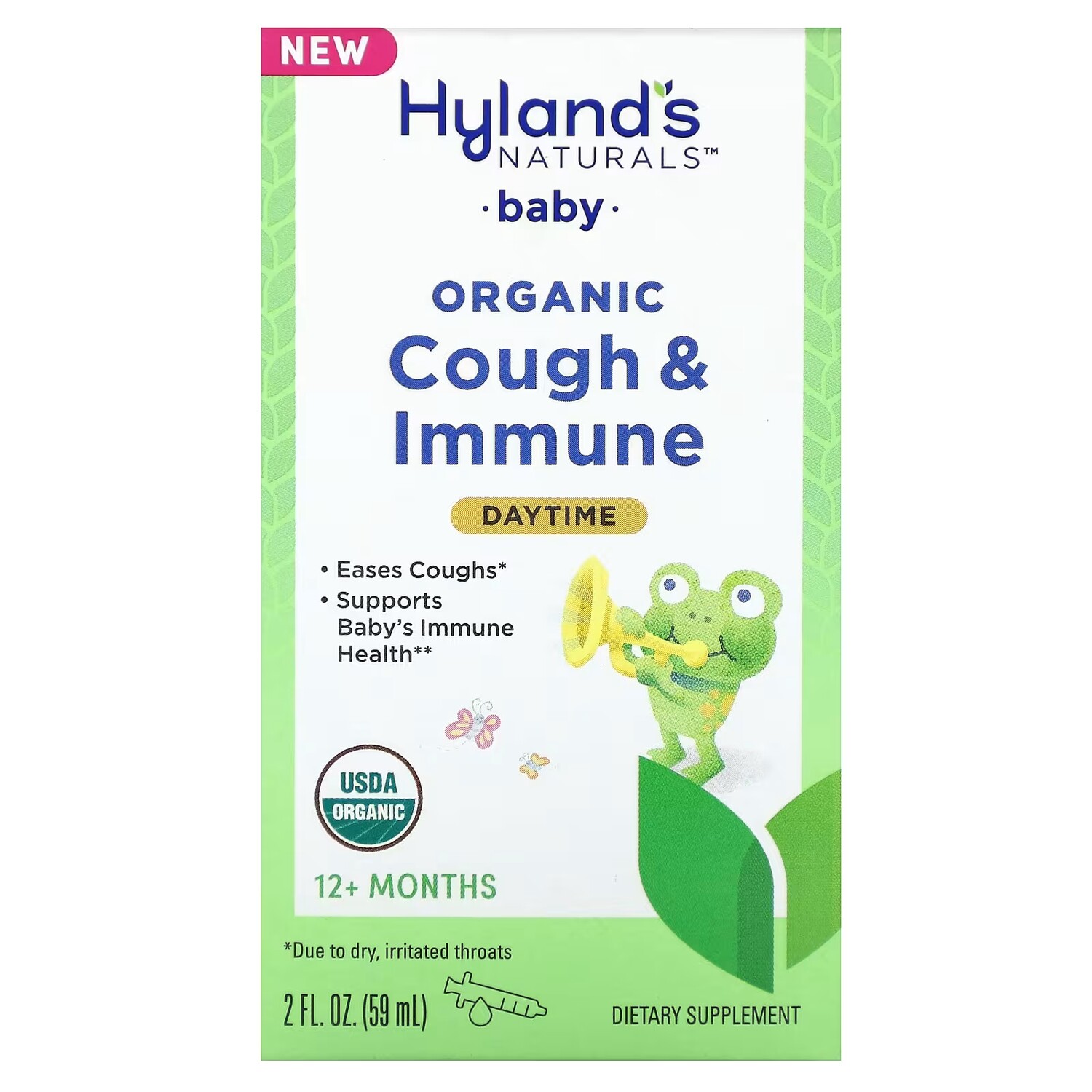 Средство от кашля детское Hyland's Naturals для детей от 12 месяцев, 59 мл
Средство от кашля детское Hyland's Naturals для детей от 12 месяцев, 59 мл