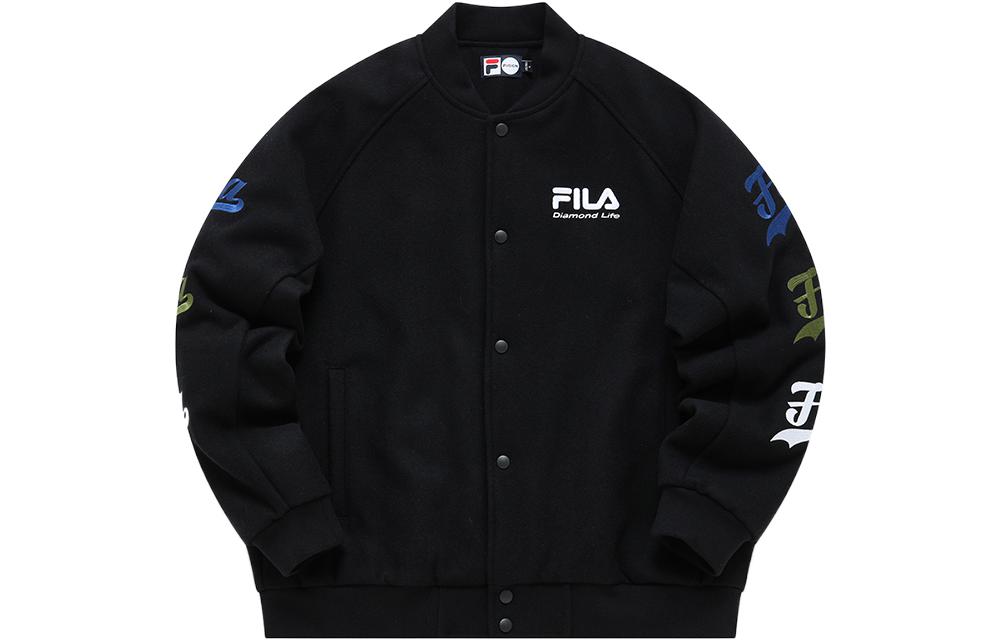 FILA FUSION Пуховик бейсбольной серии, Pitch Black 
FILA FUSION Пуховик бейсбольной серии, Pitch Black