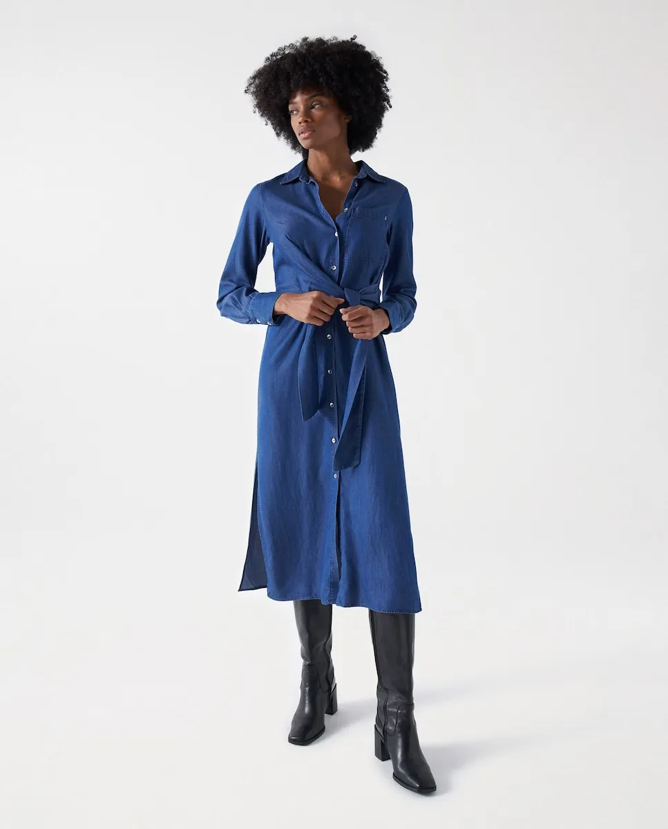 Длинное джинсовое платье с пуговицами Salsa Jeans, синий
Длинное джинсовое платье с пуговицами Salsa Jeans, синий