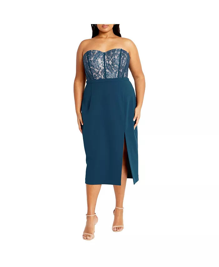 Идеальное платье для свиданий больших размеров CITY CHIC, зеленый
Идеальное платье для свиданий больших размеров CITY CHIC, зеленый