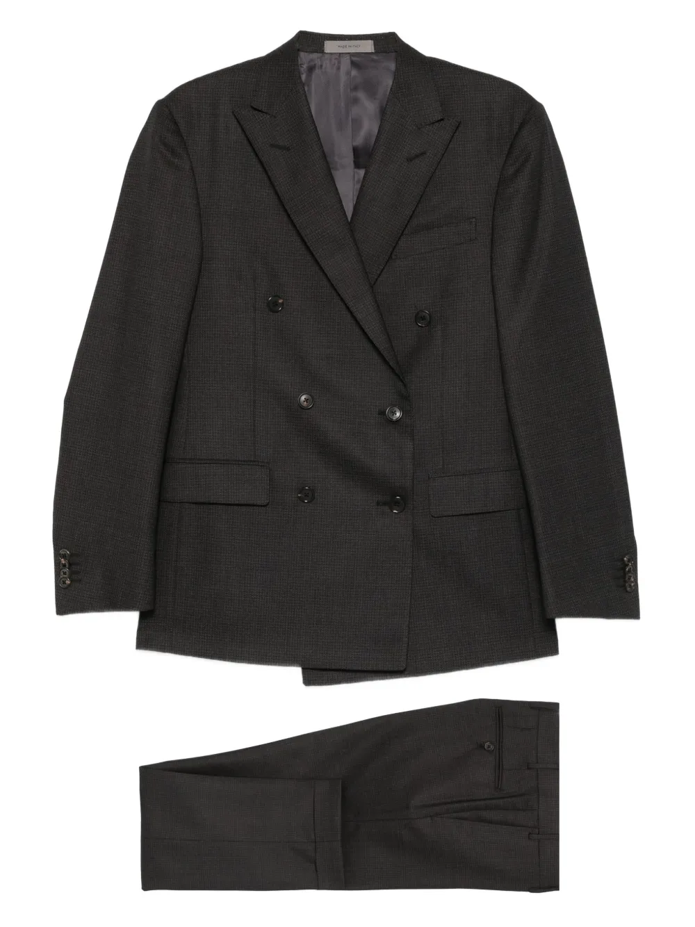 Двубортный пиджак Corneliani, черный
Двубортный пиджак Corneliani, черный