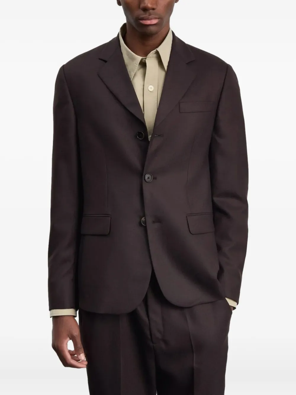 Однобортный пиджак 1.0 Another Aspect, коричневый
Однобортный пиджак 1.0 Another Aspect, коричневый