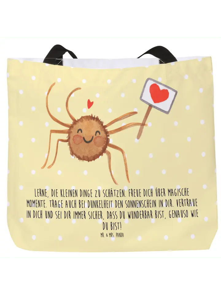 Сумка-шоппер Mr & Mrs Panda Spinne Agathe Motivation, пастельно-желтый
Сумка-шоппер Mr & Mrs Panda Spinne Agathe Motivation, пастельно-желтый