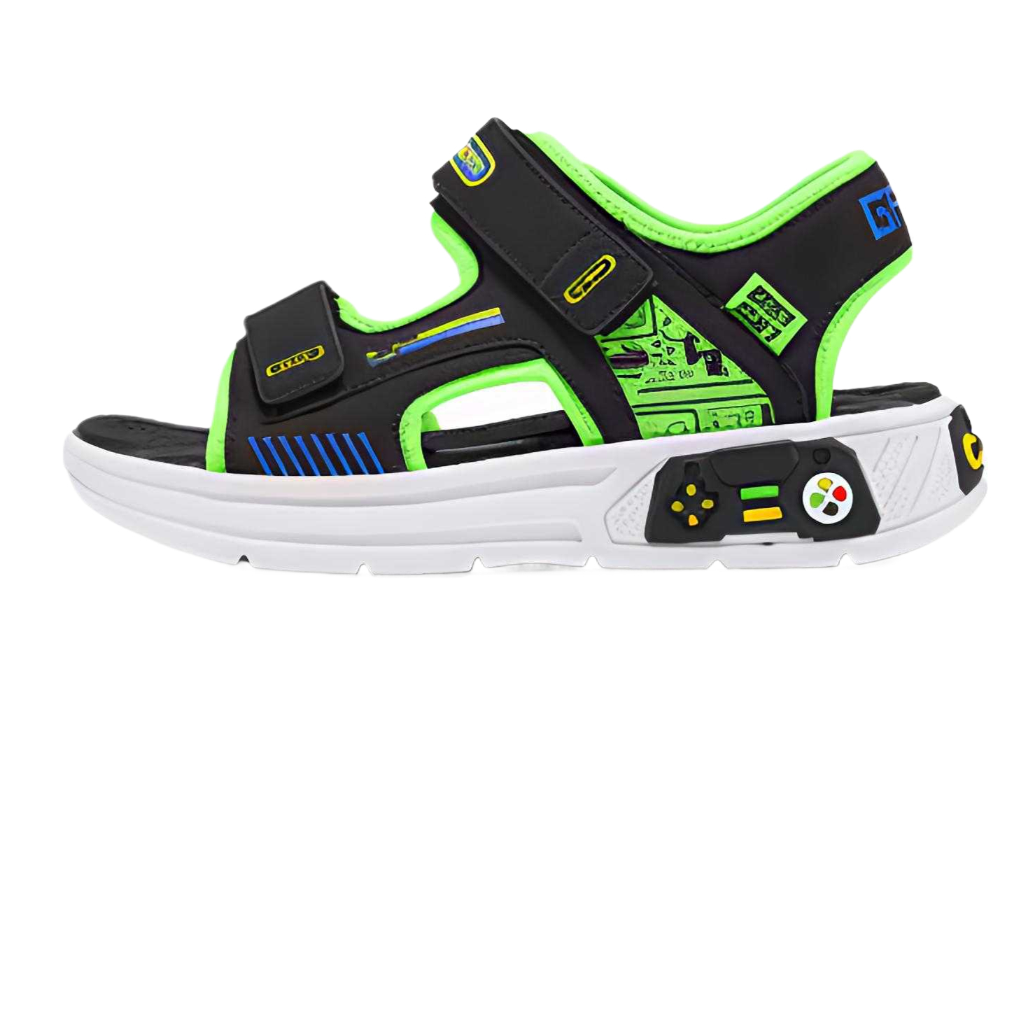 Низкие Детские сандалии Skechers Kids, черный 
Низкие Детские сандалии Skechers Kids, черный