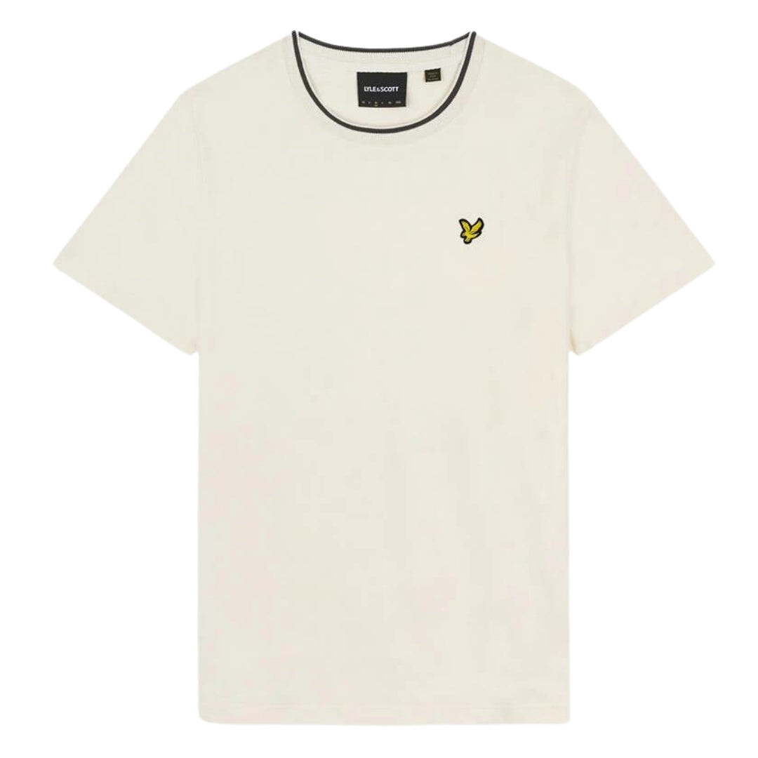 Меловая футболка с заостренным воротником Lyle & Scott, бежевый
Меловая футболка с заостренным воротником Lyle & Scott, бежевый