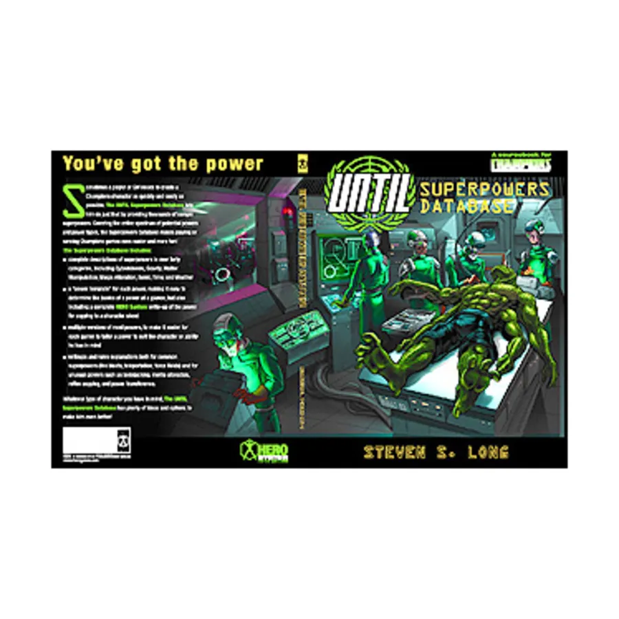 UNTIL - Superpowers Database (1st Printing), Champions (5th Edition), мягкая обложка
UNTIL - Superpowers Database (1st Printing), Champions (5th Edition), мягкая обложка