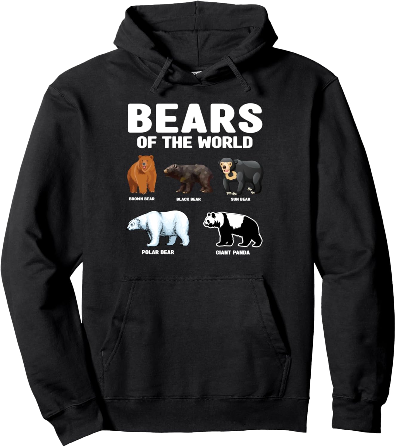 Толстовка с изображением бурого медведя, медведя со всего мира Bears & Bear Lover Gift, черный
Толстовка с изображением бурого медведя, медведя со всего мира Bears & Bear Lover Gift, черный