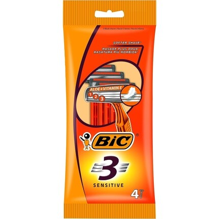 3 бритвы Sensitive – упаковка из 4 шт., Bic 
3 бритвы Sensitive – упаковка из 4 шт., Bic