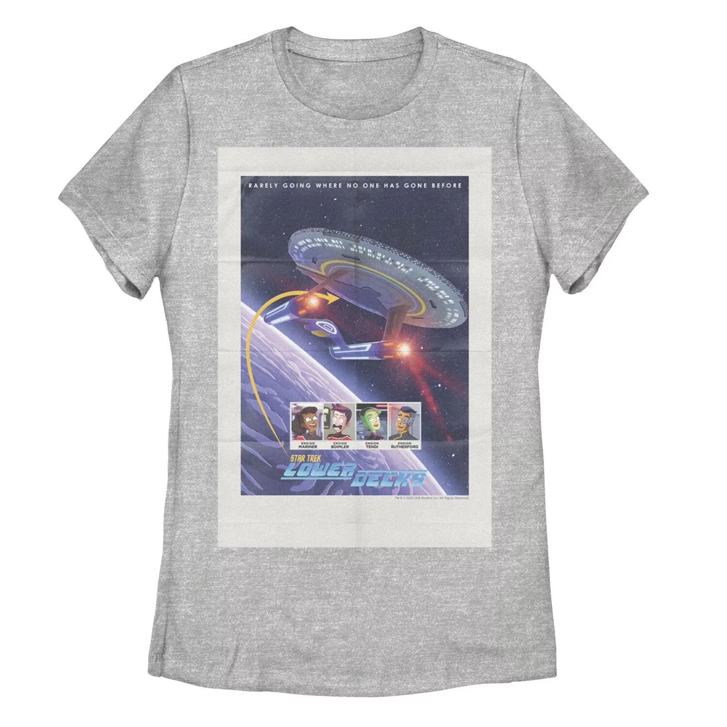 Футболка с графическим рисунком для юниорских нижних палуб «Звездный путь» редко идет туда, куда никто не ходил Licensed Character
Футболка с графическим рисунком для юниорских нижних палуб «Звездный путь» редко идет туда, куда никто не ходил Licensed Character