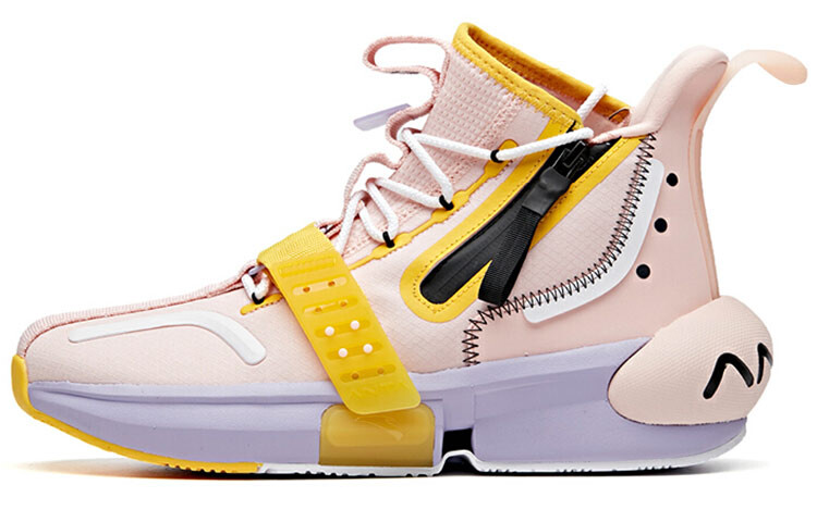 Баскетбольные кроссовки женские высокие розовые/светло-фиолетовые/желтые Anta
Баскетбольные кроссовки женские высокие розовые/светло-фиолетовые/желтые Anta