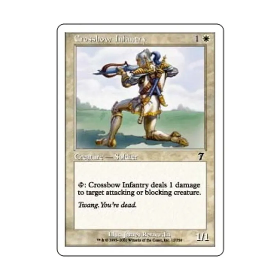 CCG Арбалетная пехота (C), MTG - 7th Edition
CCG Арбалетная пехота (C), MTG - 7th Edition