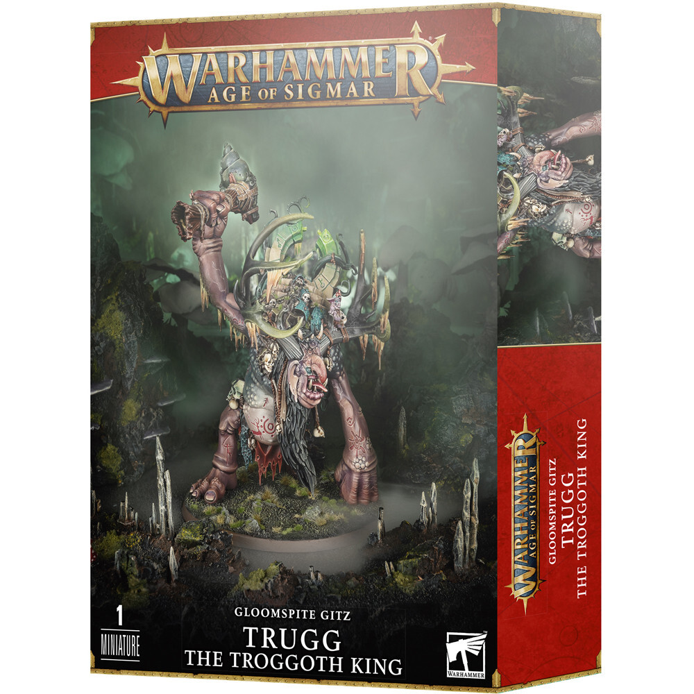 Миниатюра Games Workshop Warhammer Age of Sigmar: Gloomspite Gitz - Trugg the Troggoth King
Миниатюра Games Workshop Warhammer Age of Sigmar: Gloomspite Gitz - Trugg the Troggoth King