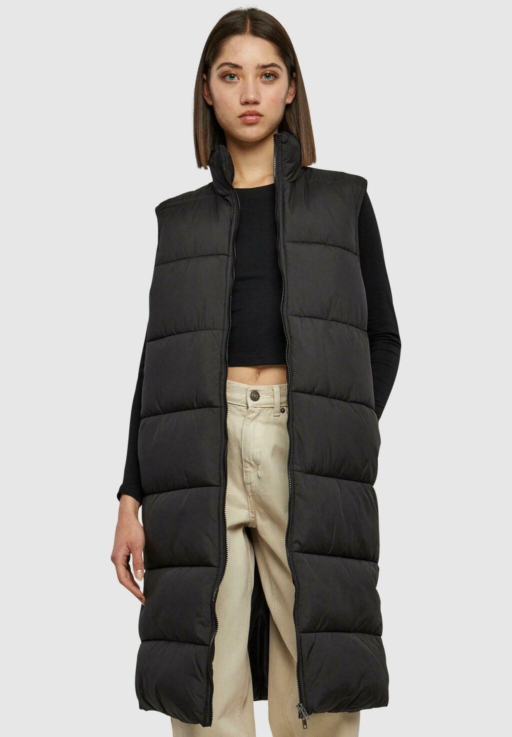 Жилет Urban Classics ПУФФЕР, черный
Жилет Urban Classics ПУФФЕР, черный