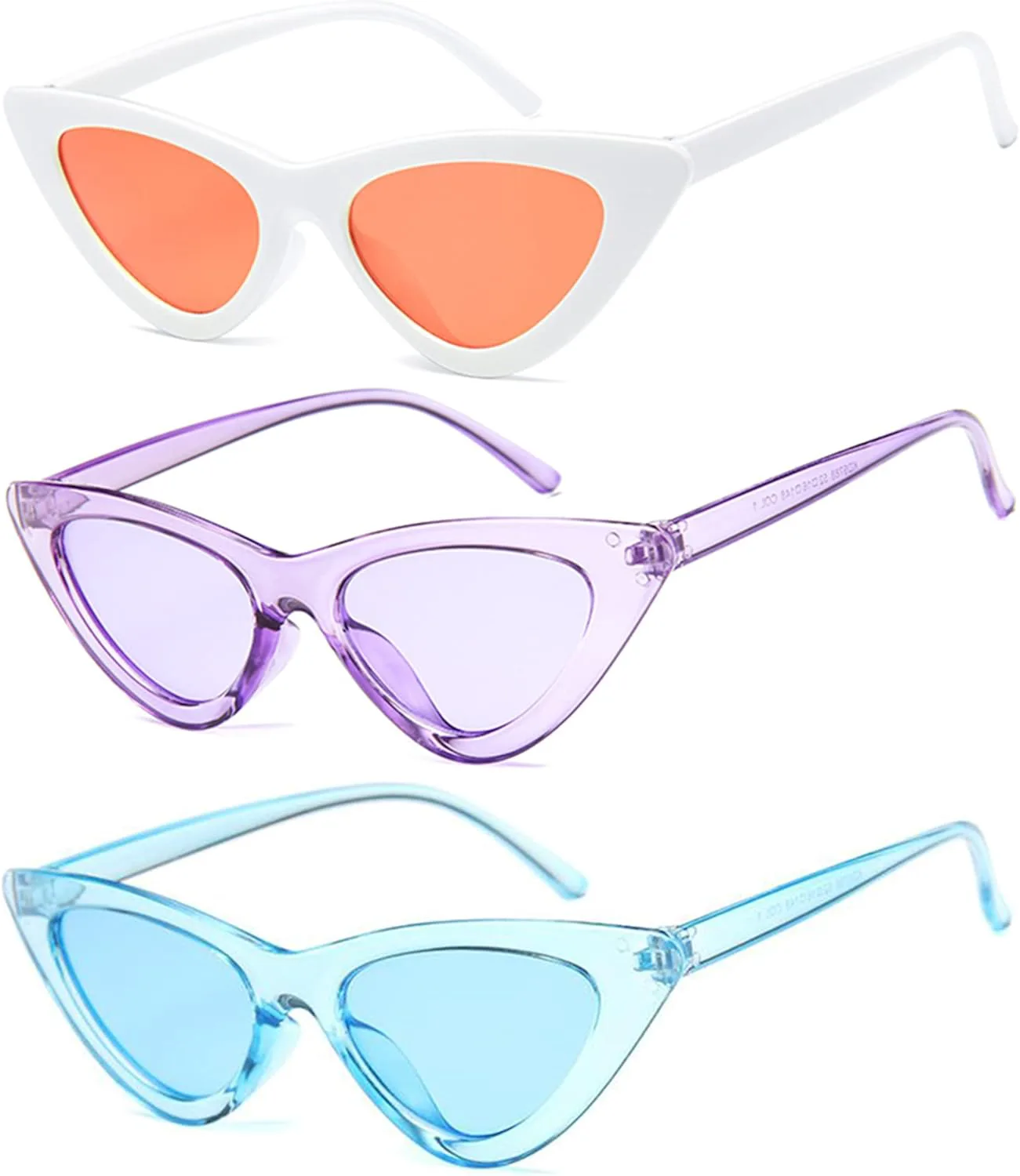 Eyegla Набор из 8 маленьких ретро-овальных солнцезащитных очков, модные очки «кошачий глаз», яркие узкие очки для вечеринок, оптом для женщин, 3 Multi Colors -D
Eyegla Набор из 8 маленьких ретро-овальных солнцезащитных очков, модные очки «кошачий глаз», яркие узкие очки для вечеринок, оптом для женщин, 3 Multi Colors -D