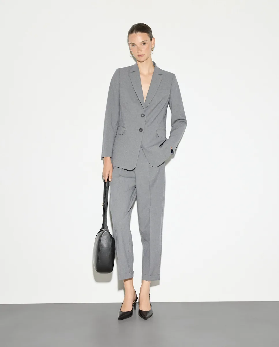 Женские брюки со складкой и отворотом внизу Woman El Corte Inglés, светло-серый
Женские брюки со складкой и отворотом внизу Woman El Corte Inglés, светло-серый