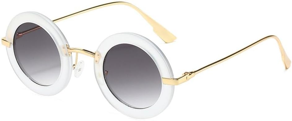 Ретро маленькие круглые женские солнцезащитные очки, модные гелевые очки с градиентным переходом цвета, защита от УФ-излучения UV400, мужские модные панк-солнцезащитные очки с матовой поверхностью SKFGNX, Matte Clear Gray
Ретро маленькие круглые женские солнцезащитные очки, модные гелевые очки с градиентным переходом цвета, защита от УФ-излучения UV400, мужские модные панк-солнцезащитные очки с матовой поверхностью SKFGNX, Matte Clear Gray