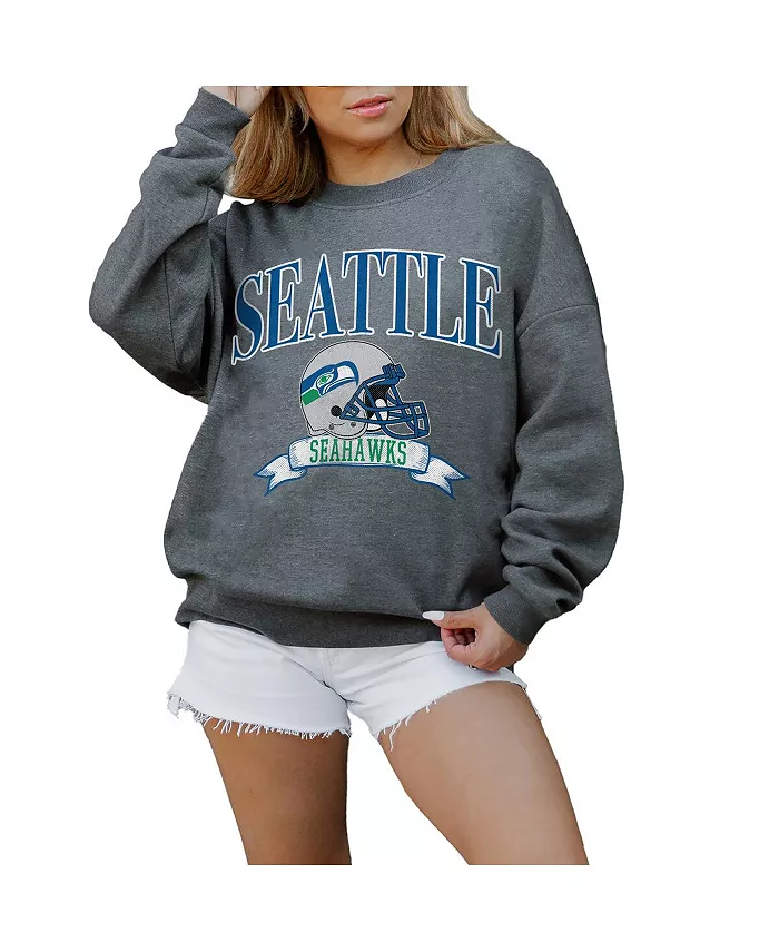 Женская толстовка-пуловер Seattle Seahawks Seal The Deal из флиса премиум-класса с приспущенными плечами цвета тёмно-серого Gameday Couture
Женская толстовка-пуловер Seattle Seahawks Seal The Deal из флиса премиум-класса с приспущенными плечами цвета тёмно-серого Gameday Couture