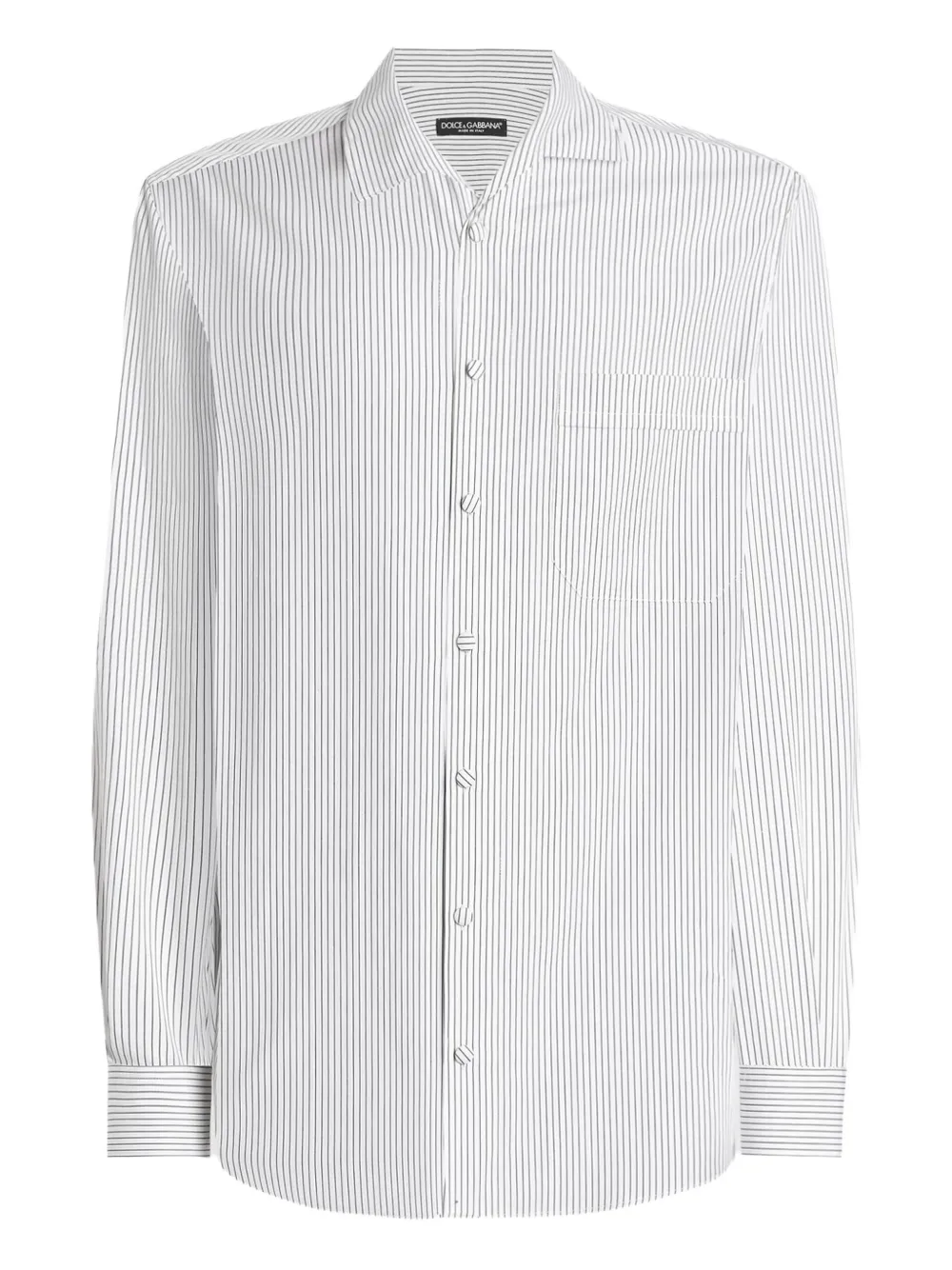 Полосатая рубашка с длинными рукавами DOLCE & GABBANA, белый
Полосатая рубашка с длинными рукавами DOLCE & GABBANA, белый