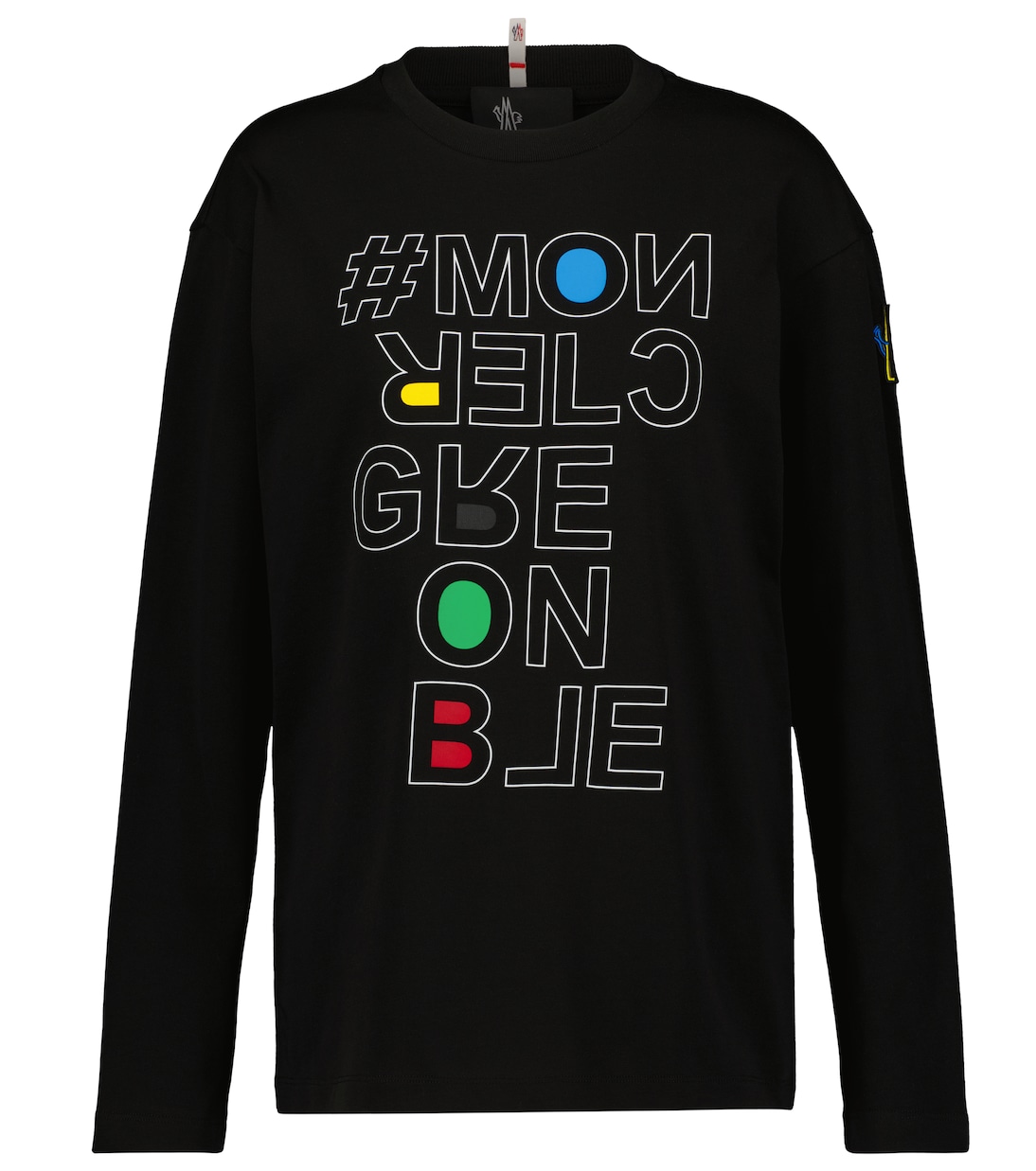 Хлопковый трикотажный топ с логотипом Moncler Grenoble, черный
Хлопковый трикотажный топ с логотипом Moncler Grenoble, черный