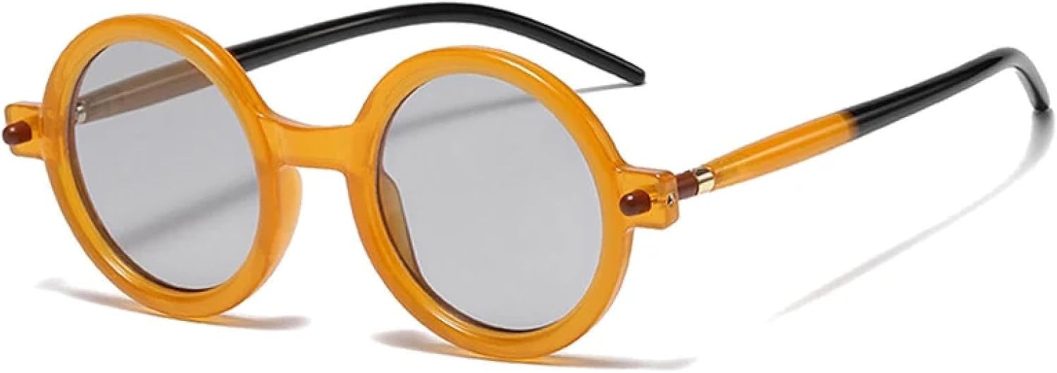 Модные круглые солнцезащитные очки для женщин в стиле ретро, двухцветные, с прозрачными линзами, мужские солнцезащитные очки с защитой от УФ-излучения UV400 TOIPASTN, Orange Light Gray
Модные круглые солнцезащитные очки для женщин в стиле ретро, двухцветные, с прозрачными линзами, мужские солнцезащитные очки с защитой от УФ-излучения UV400 TOIPASTN, Orange Light Gray