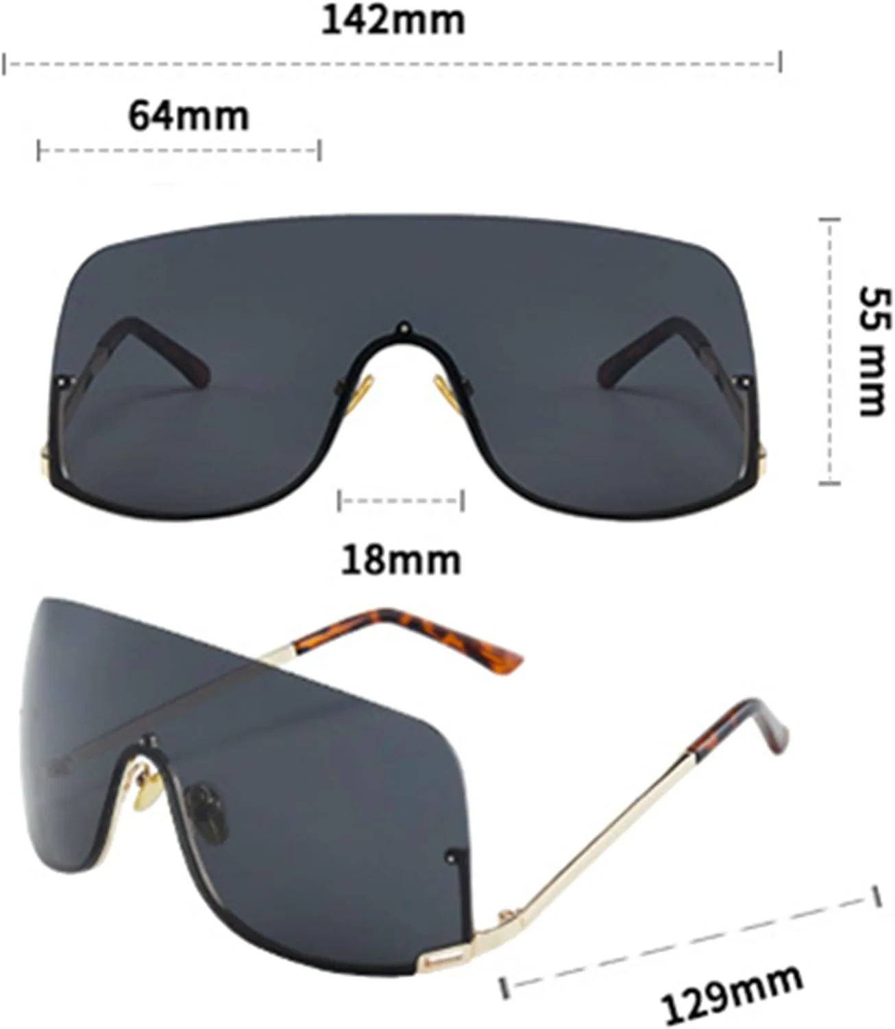 Женские солнцезащитные очки-щитки большого размера, цельные, квадратной формы, модель 2025, роскошные, модные, в стиле панк, для активного отдыха bullabulling, C2
Женские солнцезащитные очки-щитки большого размера, цельные, квадратной формы, модель 2025, роскошные, модные, в стиле панк, для активного отдыха bullabulling, C2