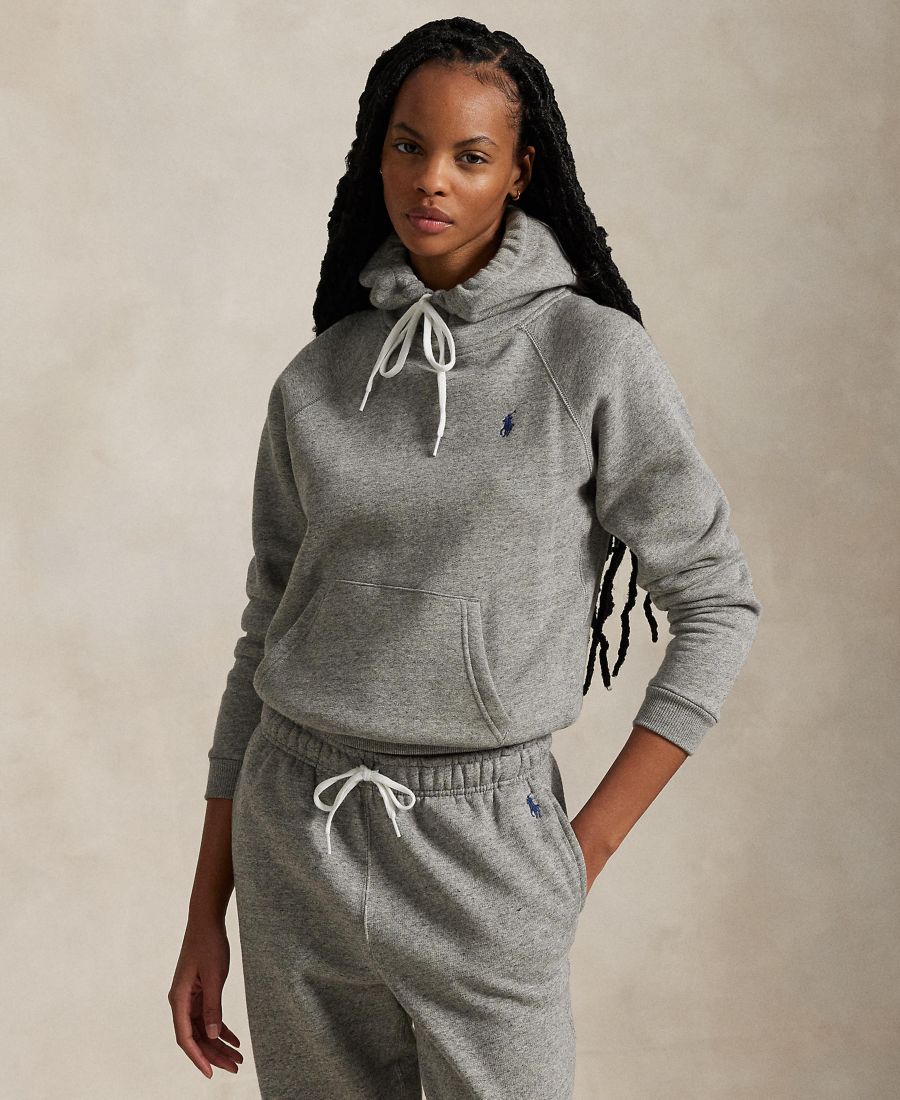 Женская флисовая толстовка с капюшоном укороченного кроя Polo Ralph Lauren, Dark Vintage Heather
Женская флисовая толстовка с капюшоном укороченного кроя Polo Ralph Lauren, Dark Vintage Heather