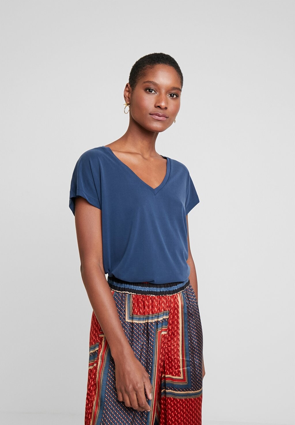 Базовая футболка Kaffe, Синий, Базовая футболка Kaffe 
Базовая футболка Kaffe, Синий, Базовая футболка Kaffe